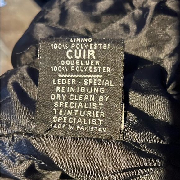 Xelement Black Classic Insulated Leather Motorcycle Biker Jacket Men Large Moto - Picture 12 of 16